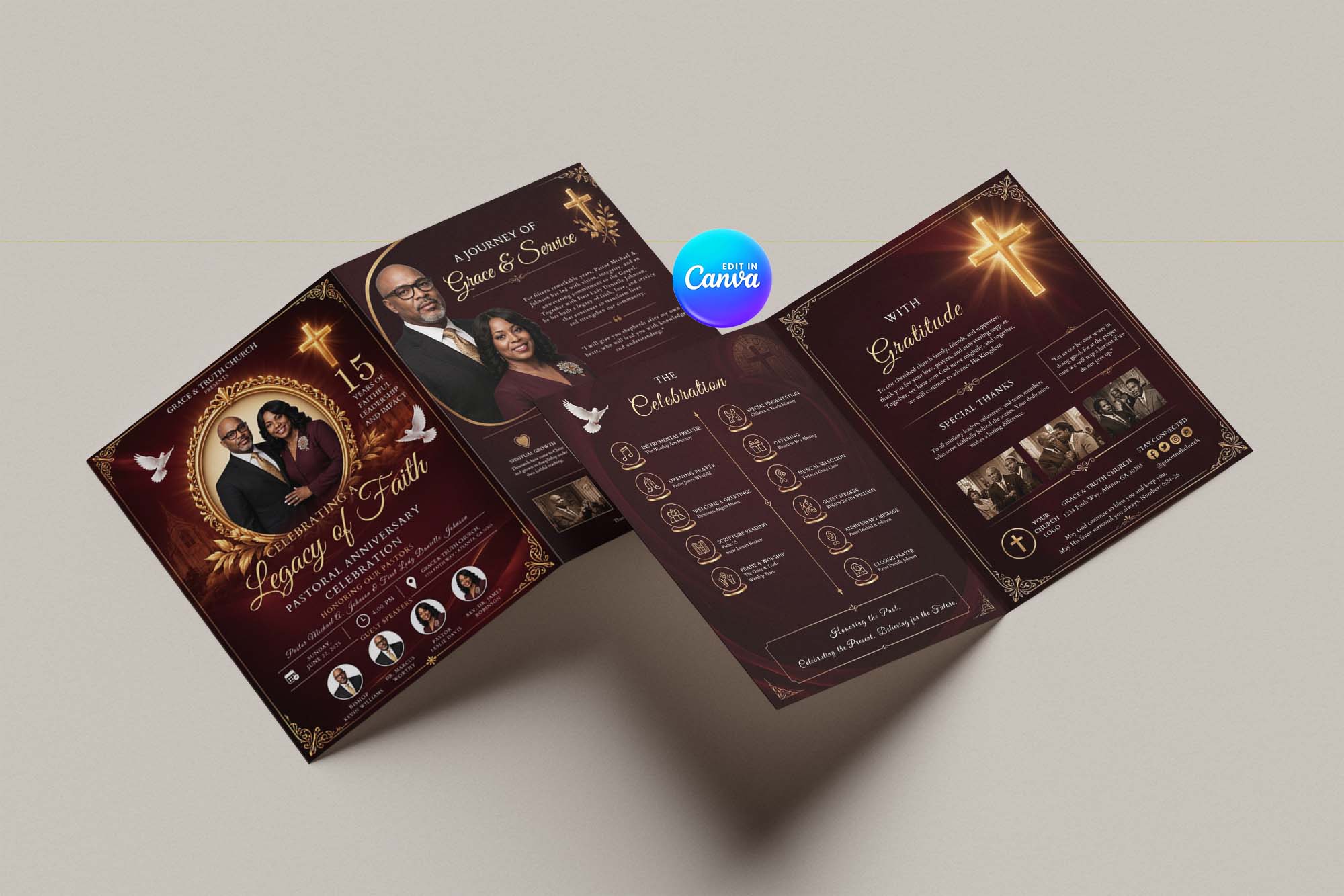 WChruch Anniversary template 